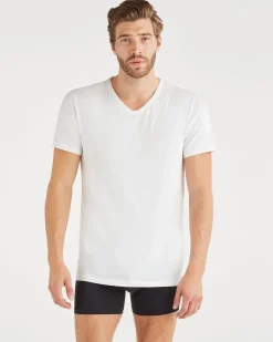 V-Neck Tee 2 Pack in Black