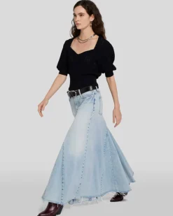Western Maxi Skirt in Pricila